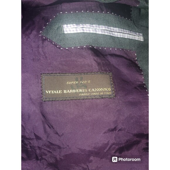 Vitale Barberis Canonico Fabric Made In Italy Blazer Missing Size - Picture 5 of 7